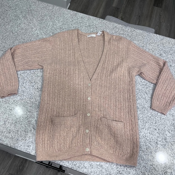 Liz Claiborne Women's Cable Knit Cardigan Sweater - Picture 4 of 8